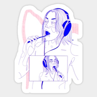 Phoebe Toothbrush Sticker